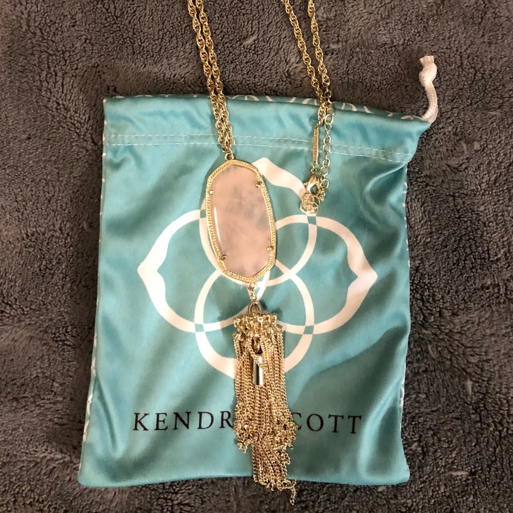 MAKE OFFER Kendra Scott Rayne Long Blush Pink